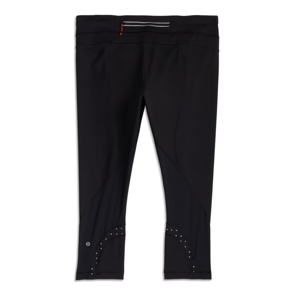 Lululemon Run Inspire Crop leggings Black Sz4
